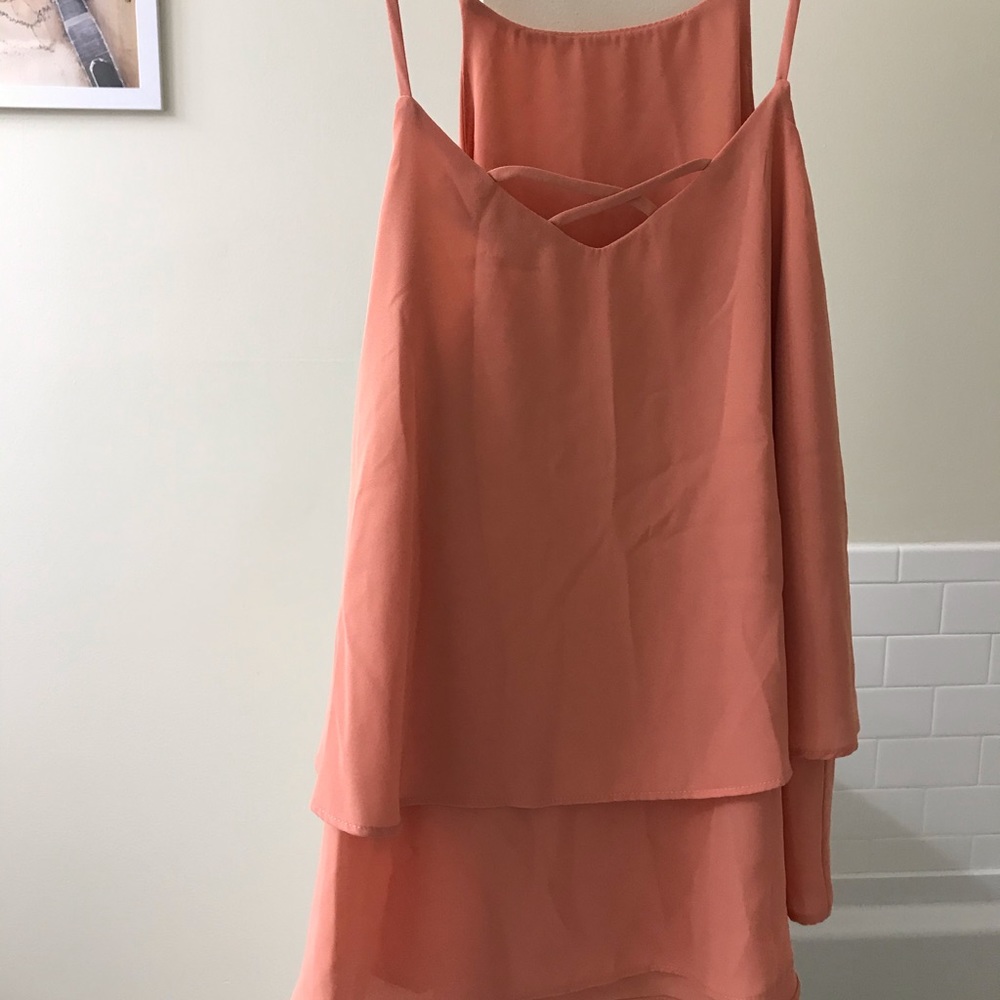 Coral tank top